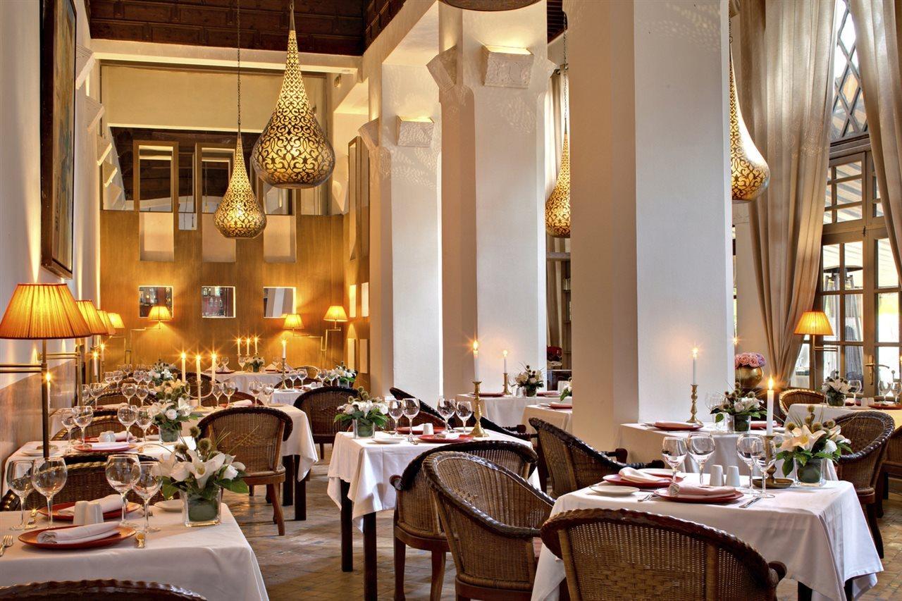 레 자르딘 드 라 메디나 호텔 마라케시 외부 사진 Restaurant at the Hotel Casapueblo