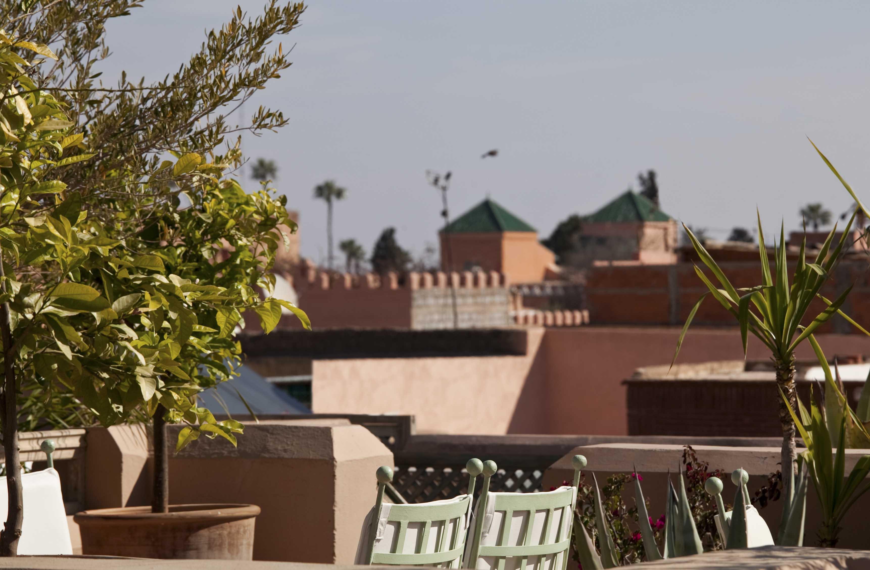 레 자르딘 드 라 메디나 호텔 마라케시 외부 사진 Rooftop terrace in Marrakech